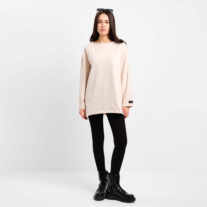 Лонгслив женский MIST, размер 48-50, бежевый