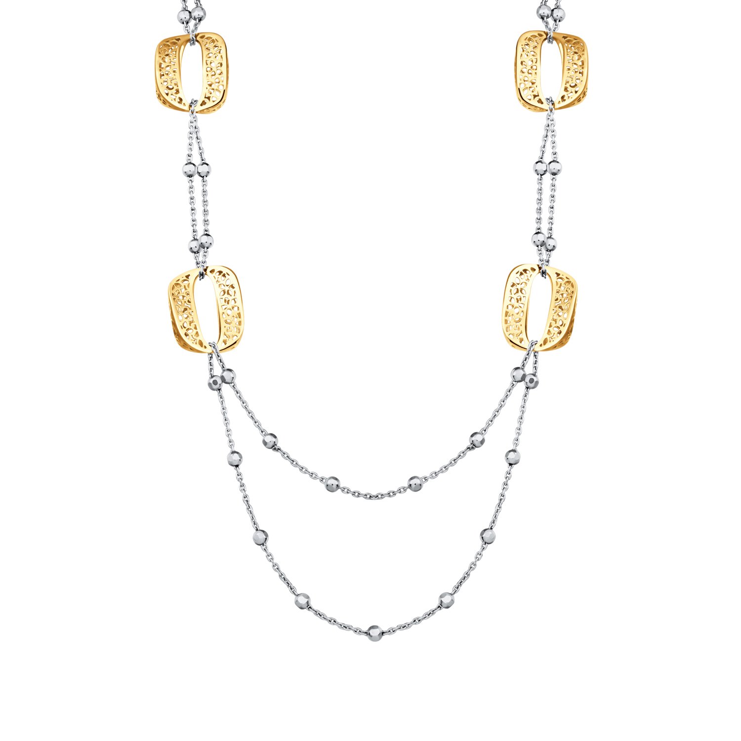 Серебряное колье р. 48-50