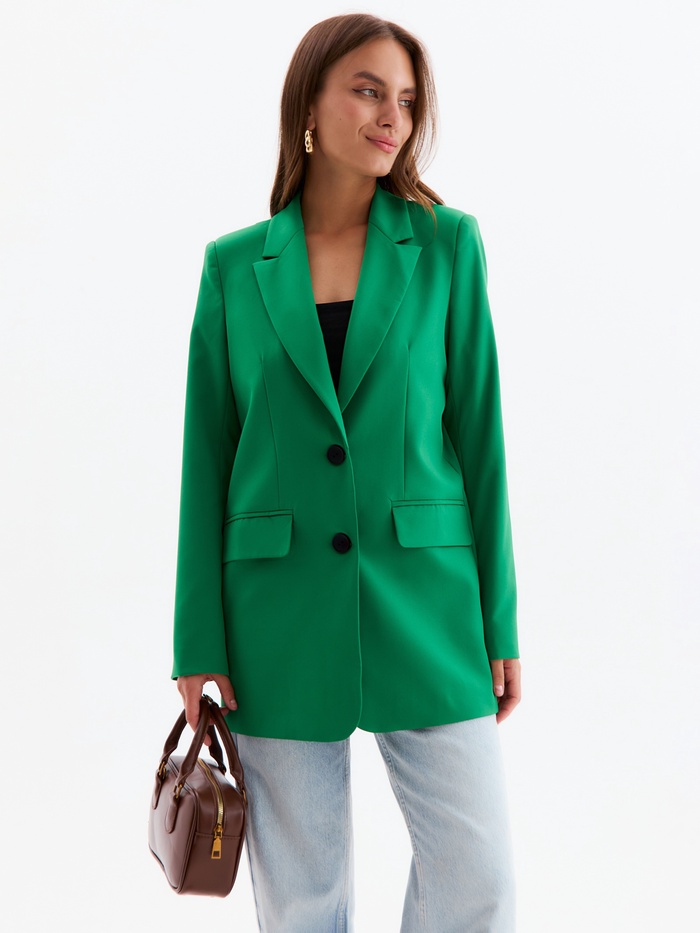 Пиджак женский MIST, размер 48-50, зелёный