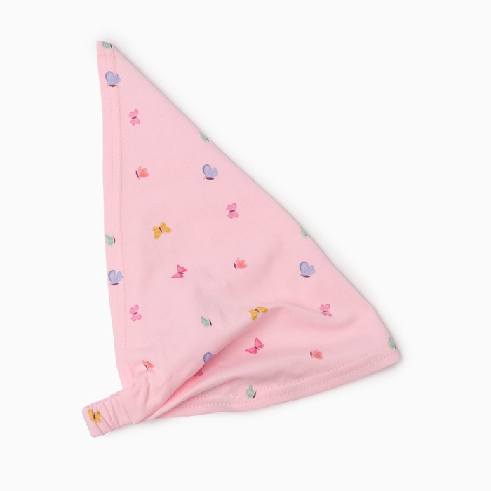 Косынка для девочки, розовая, размер 48-50