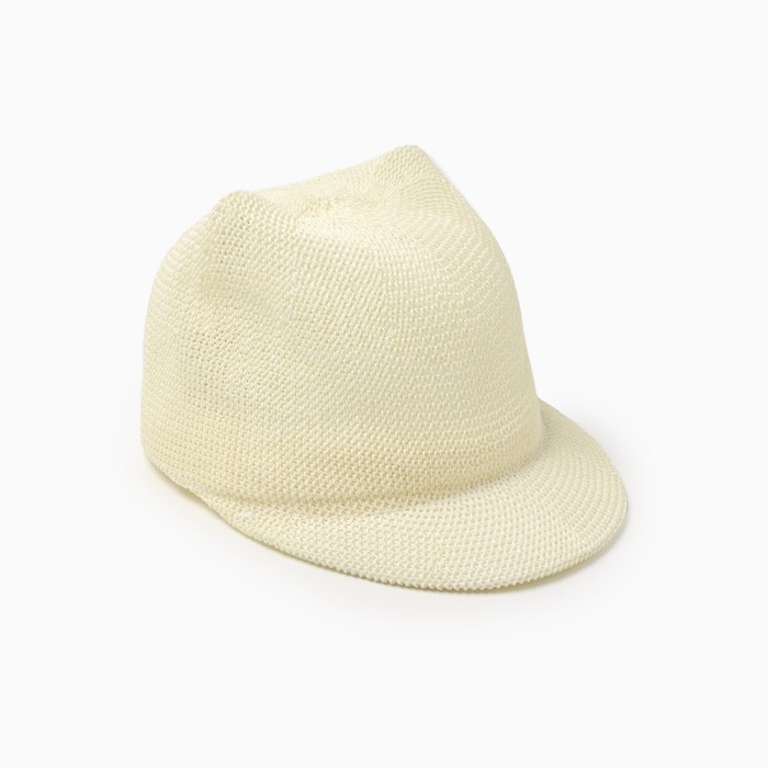 Кепка детская, размер 48-50, молочная