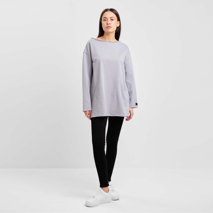 Лонгслив женский MIST, размер 48-50, серый